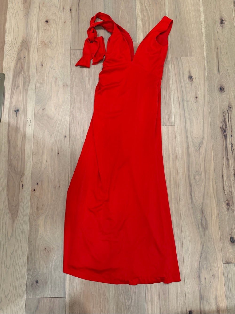 Lovers + Friends Plunge V-Neck Side-Slit Gown - Picture 3 of 4